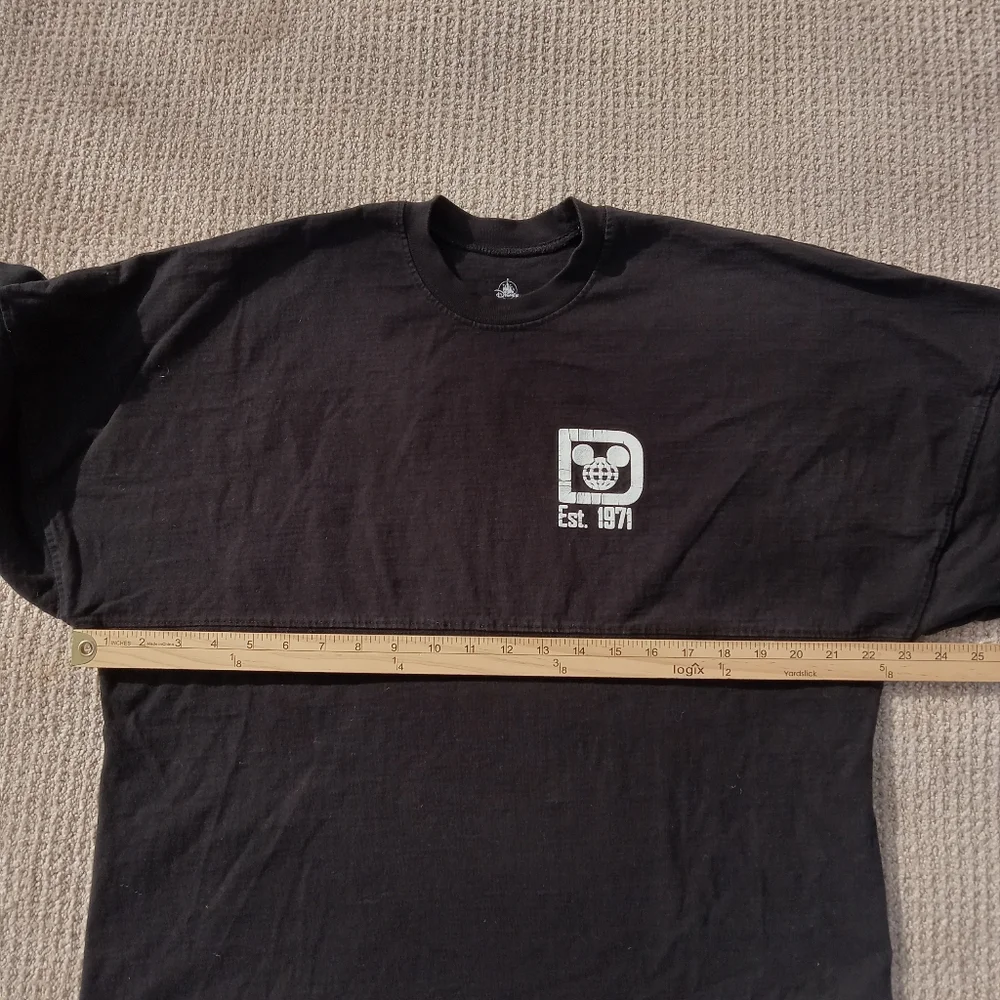 Walt Disney World Spirit Jersey Shirt Womens Medium Black Long Sleeve Pullover - Picture 7 of 8